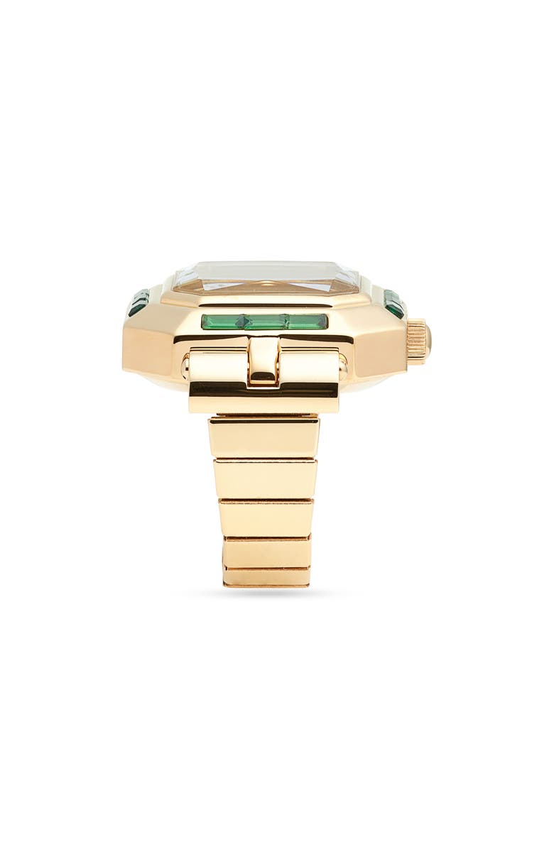 PASCAL Sofia Prism Cocktail Ring Watch, 21mm, Alternate, color, Tequila Martini