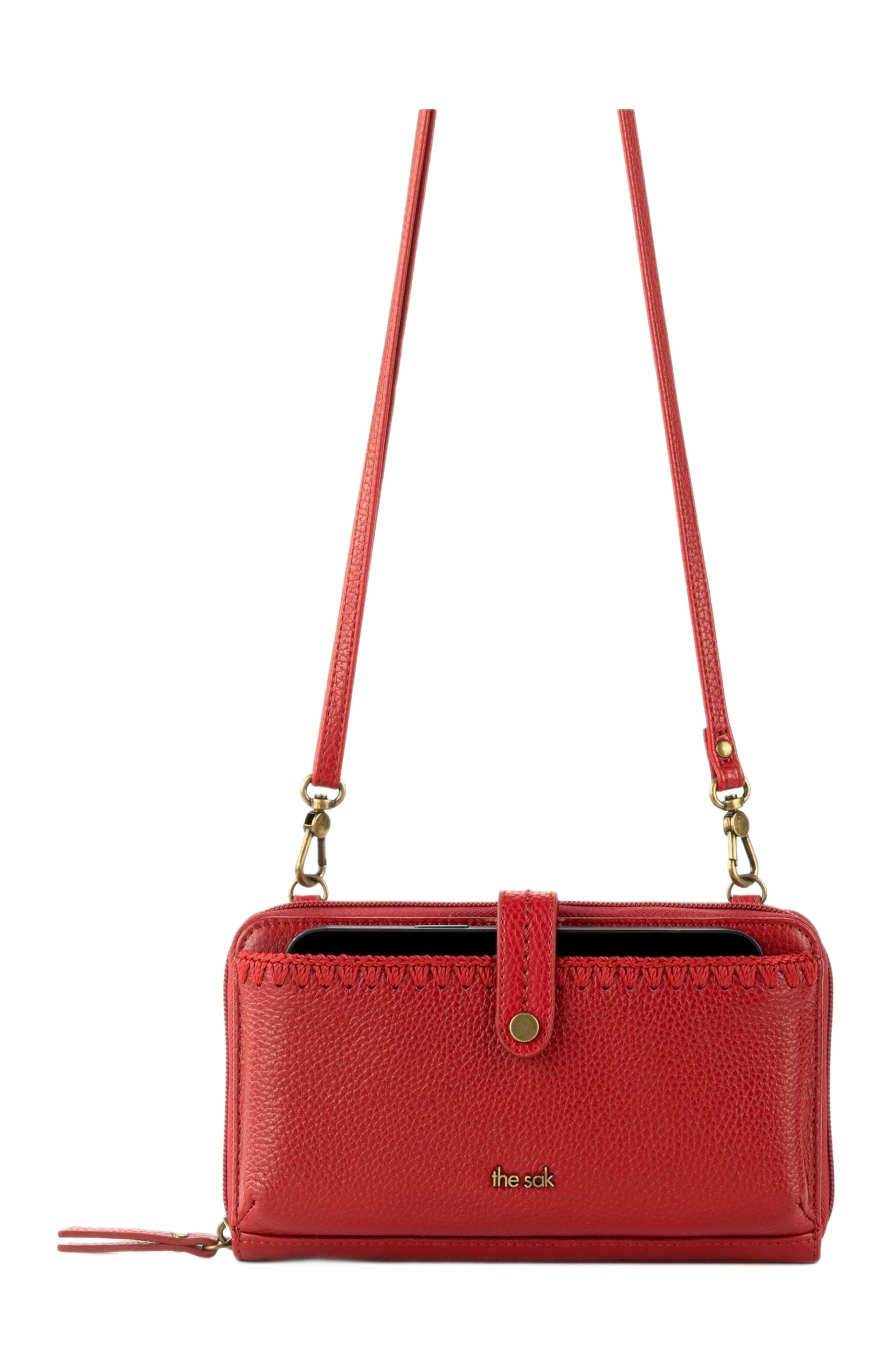 Iris Smartphone Crossbody Bag, Alternate, color, Scarlet
