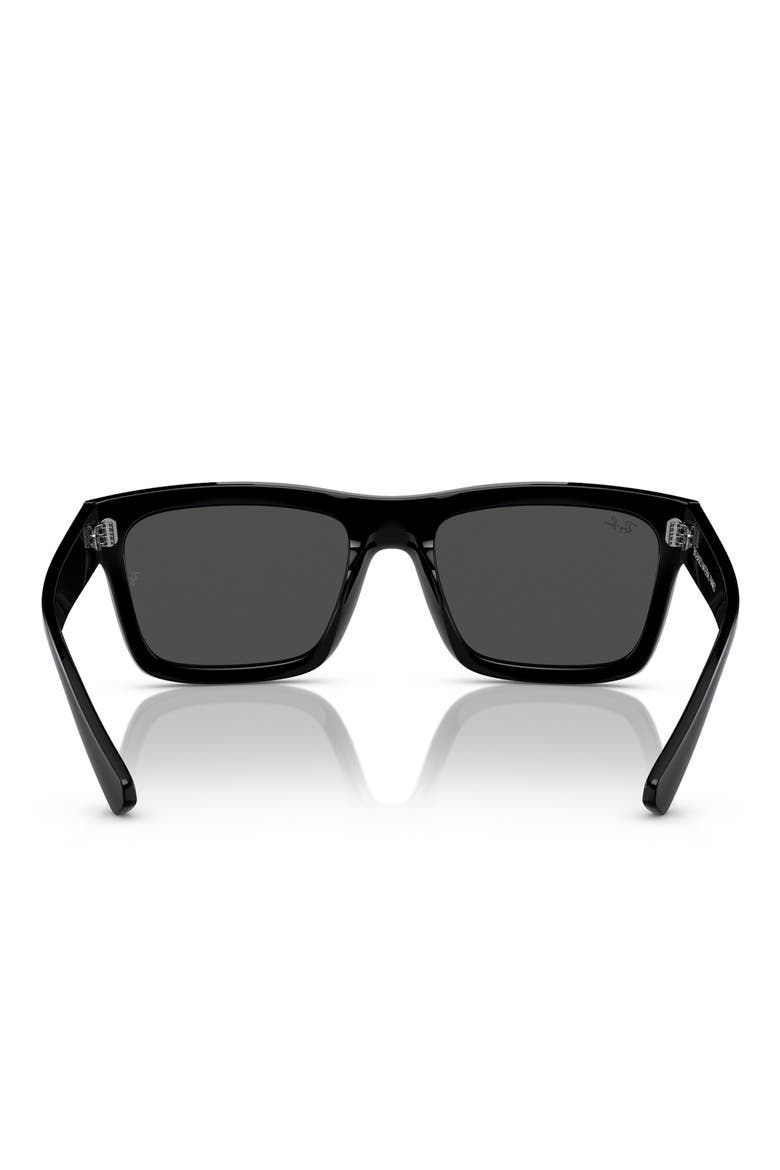 Warren 54mm Rectangular Sunglasses, Alternate, color, DARK GREY