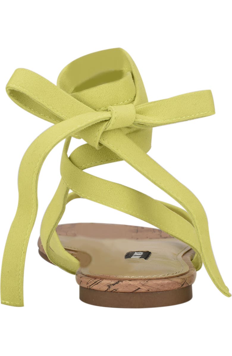 Nine West Tied Up Ankle Tie Sandal, Alternate, color,