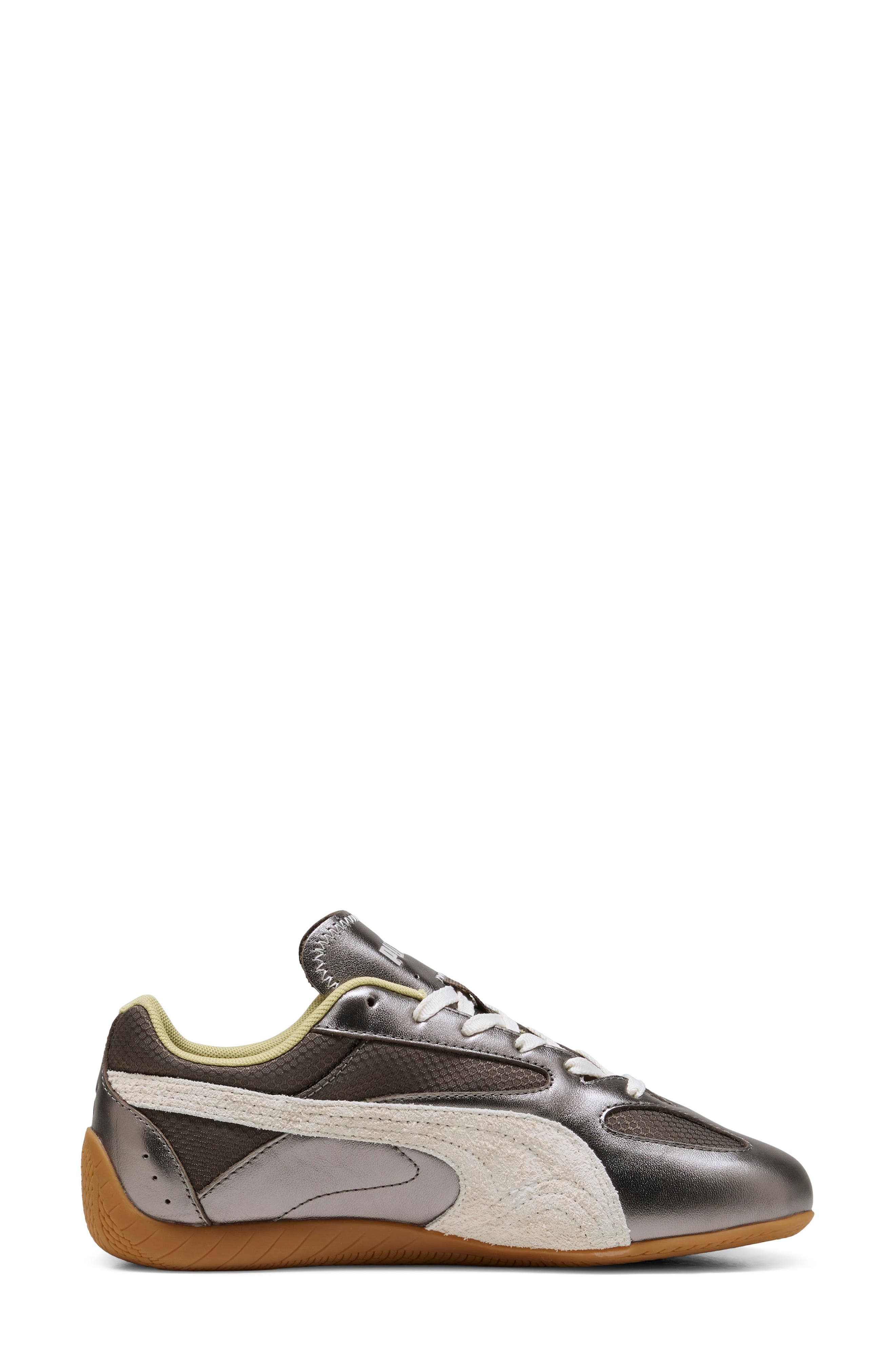 Speedcat Lou Metallic Sneaker, Alternate, color, MATTE BRONZE/ GUM