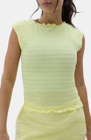 Halfdays Ynes Smocked Top