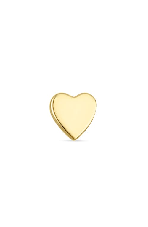 MARIA TASH MARIA TASH HEART SINGLE STUD EARRING 