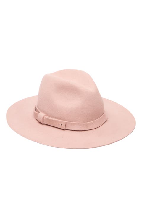 Packable Wool Felt Fedora Hat