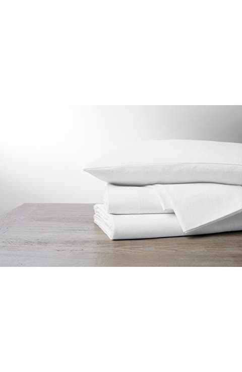 Cloud Brushed Organic Cotton Flannel Sheet Set