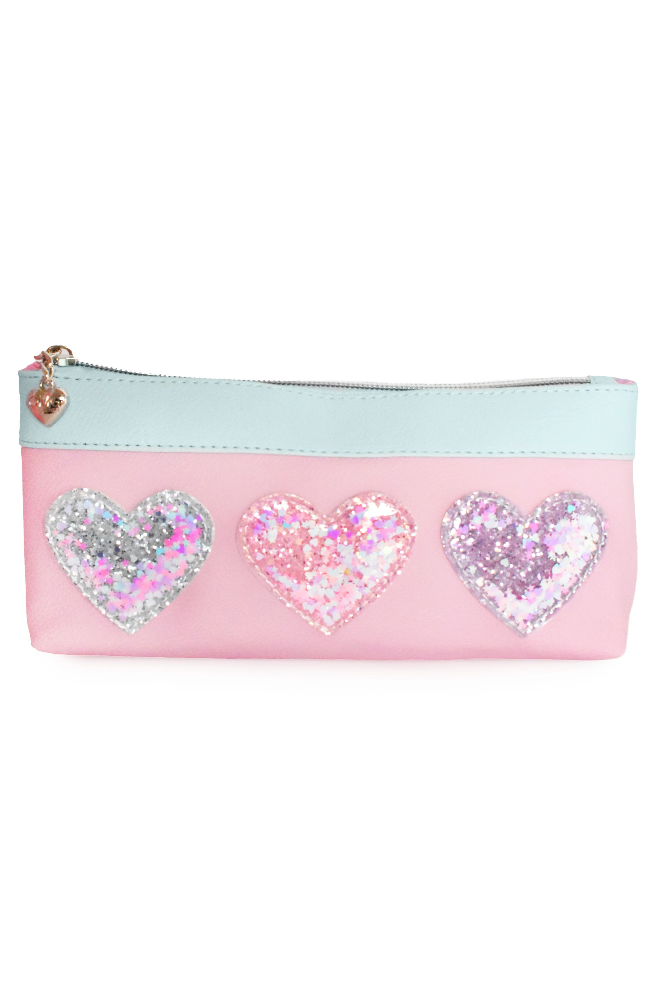 Glitter Heart Large Backpack, Alternate, color, MULTI COLORS