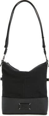 Maison Margiela Small 5AC Canvas & Leather Hobo Bag