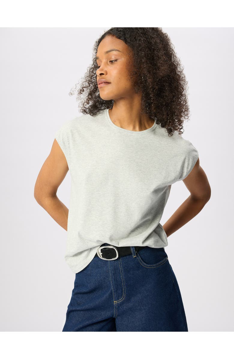 Whistles Cap Sleeve Relaxed Fit T-Shirt, Main, color, 