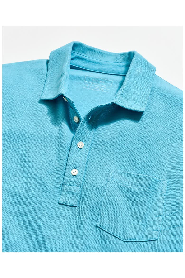 Pensacola Pima Cotton Piqué Pocket Polo, Alternate, color, DELPHINIUM BLUE