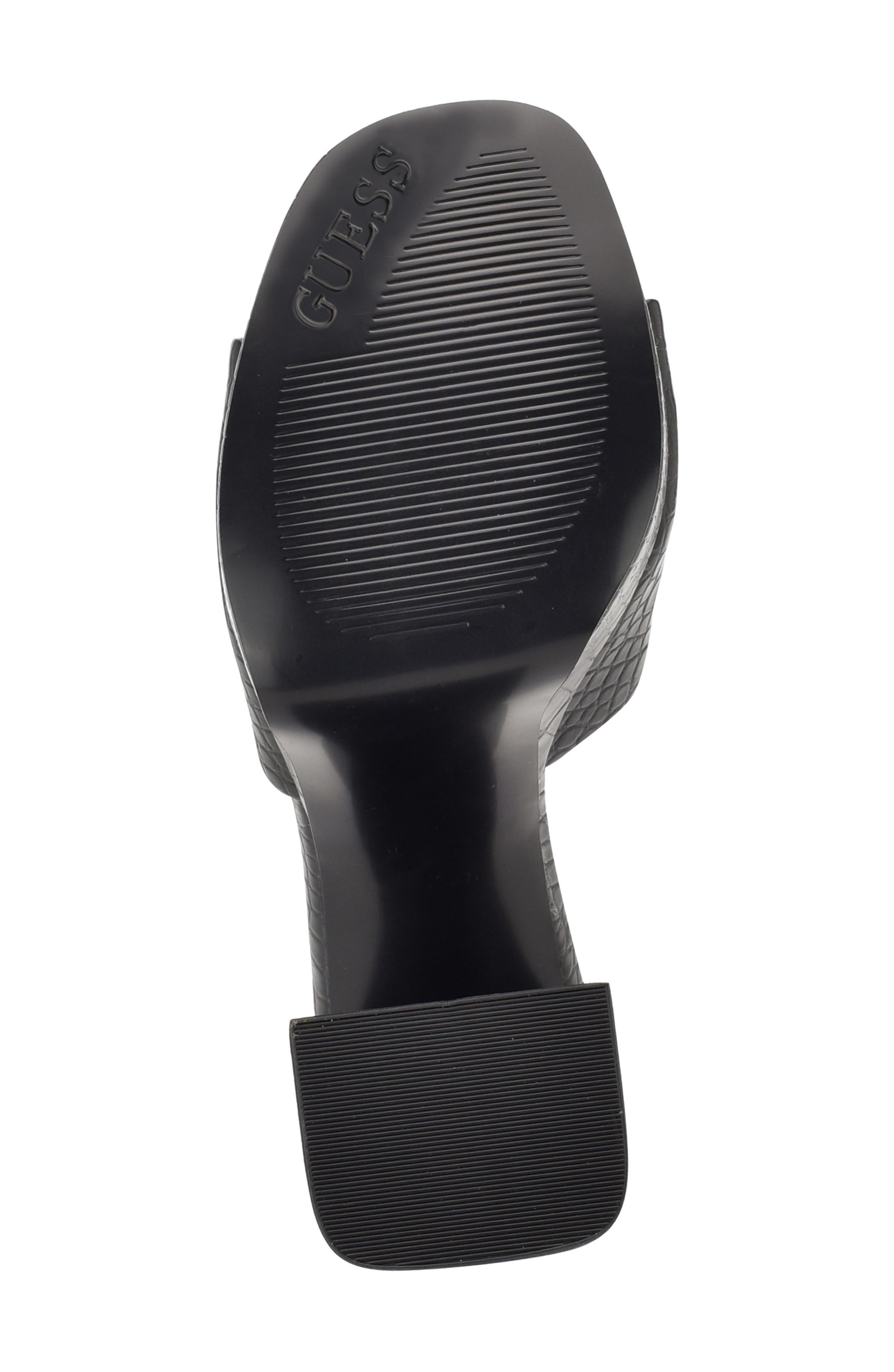 GUESS Jadah Reptile Embossed Platform Sandal, Alternate, color, 