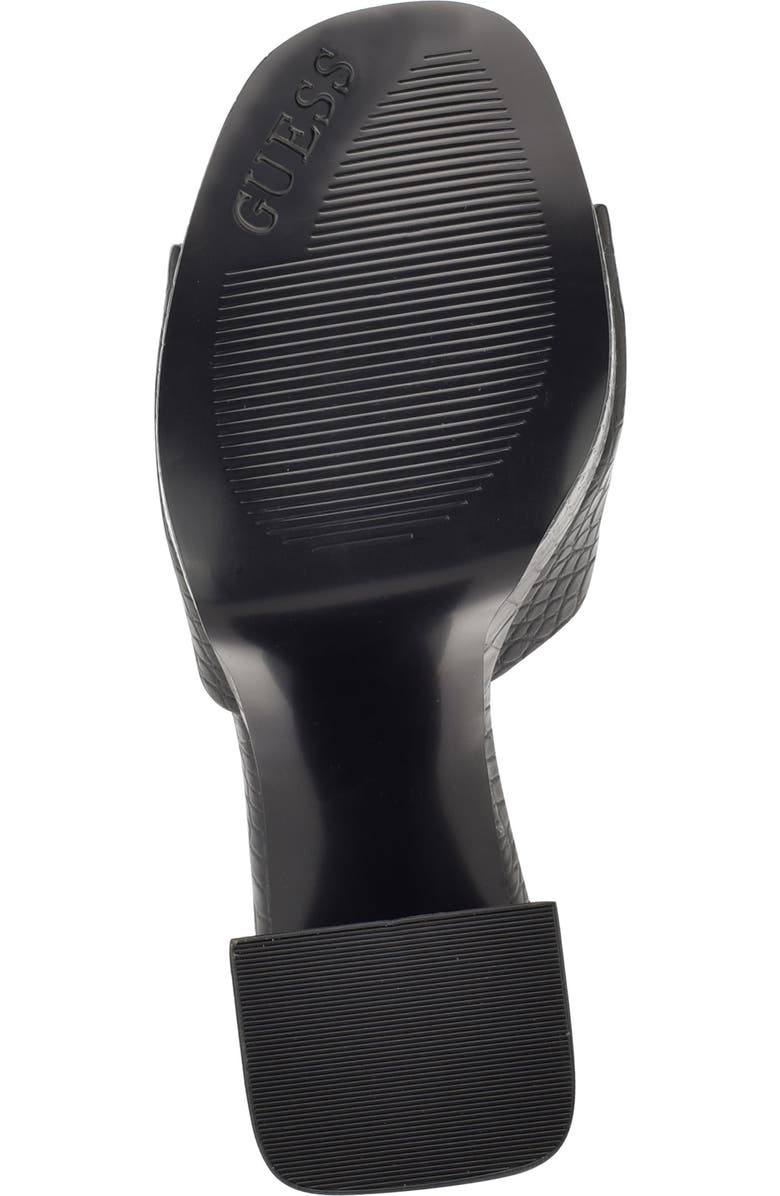 GUESS Jadah Reptile Embossed Platform Sandal, Alternate, color,