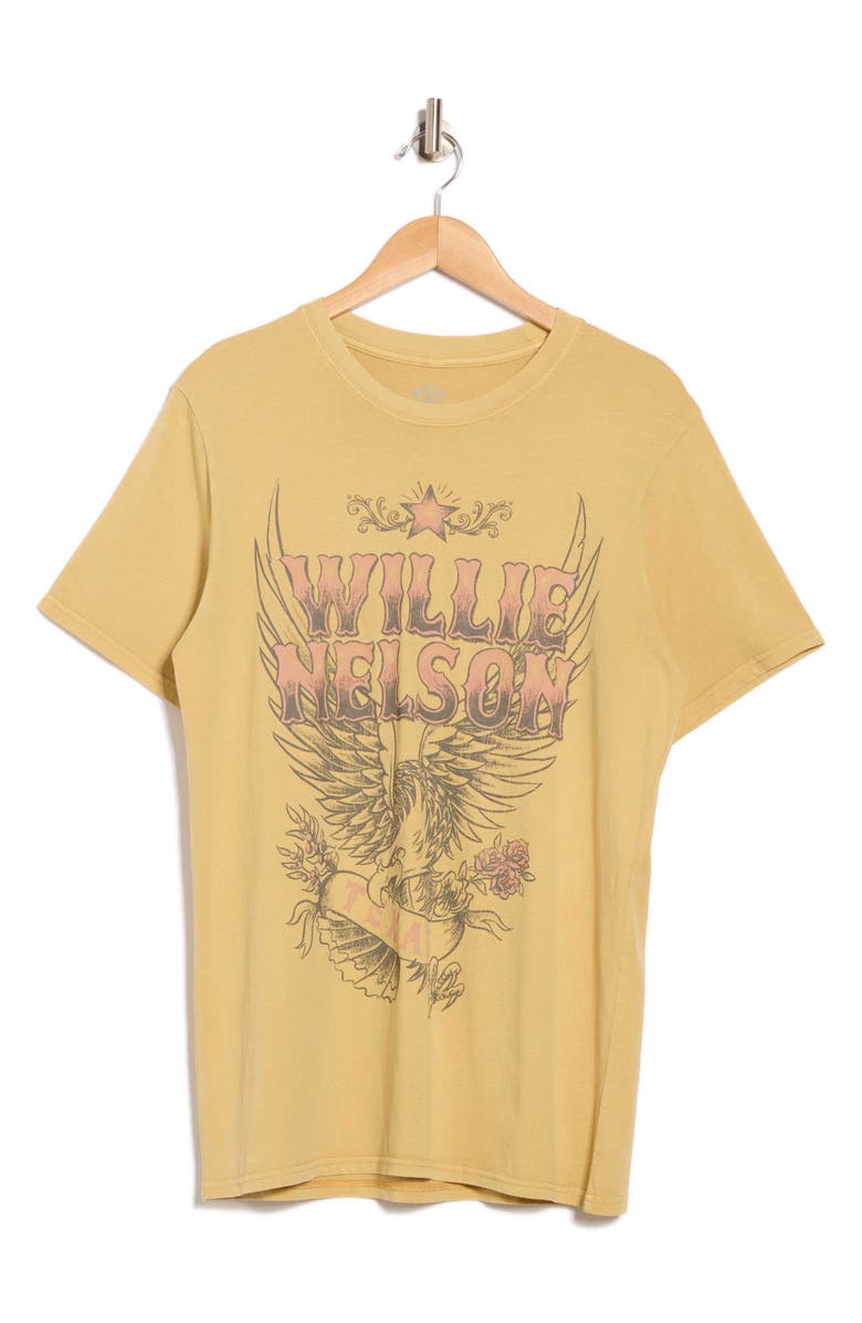 Goodie Two Sleeves Willie Nelson Eagle Graphic T-Shirt, Alternate, color, Lark