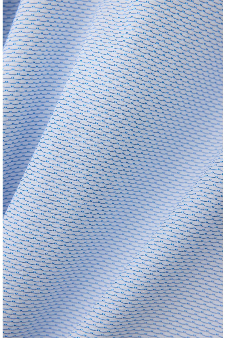 Commuter Slim Fit Performance Button-Up Shirt, Alternate, color, LIGHT BLUE WAVE GEO