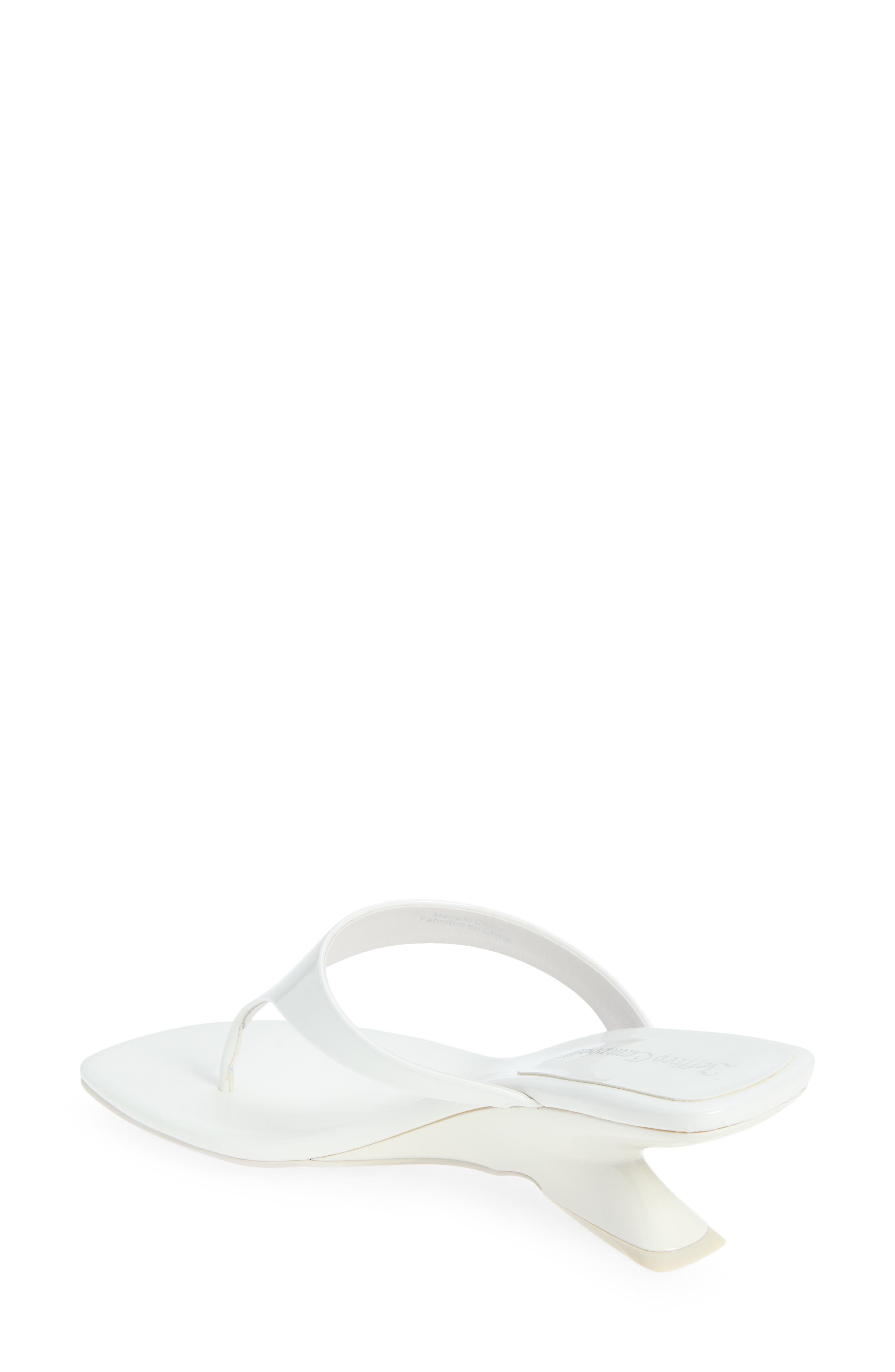 Medellin Wedge Flip Flop, Alternate, color, WHITE PATENT