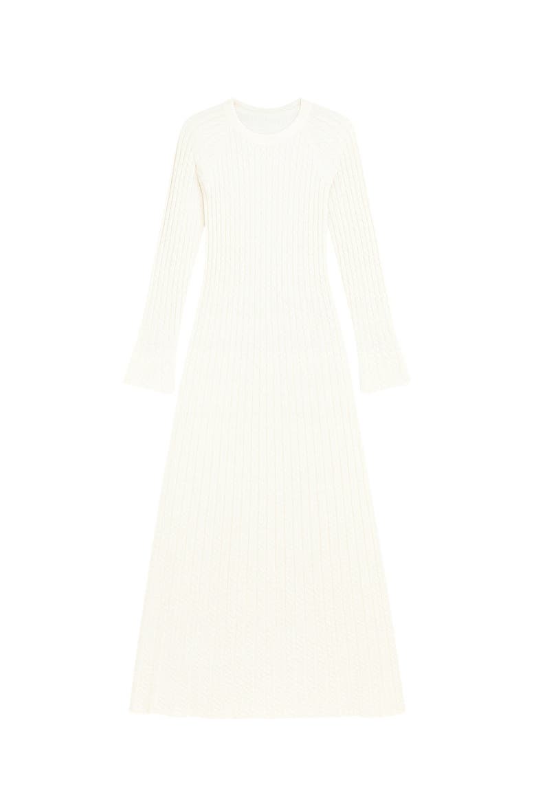 Ella Sweater Dress, Alternate, color, Ivory