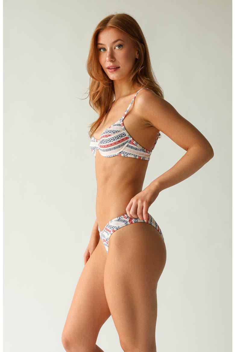 West Coast Underwire Bikini Top, Alternate, color, Aspen