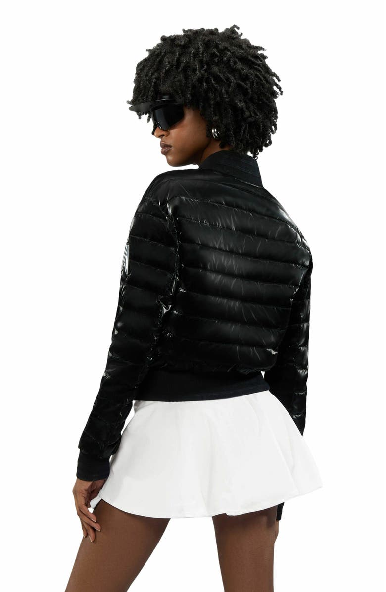 Alpenhaus Women's Cluza Reversable Quilted Bomber Jacket, Alternate, color, Black