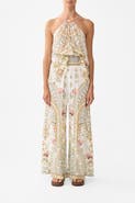 Camilla Shirred Waist Pant Ottoman Dynasty