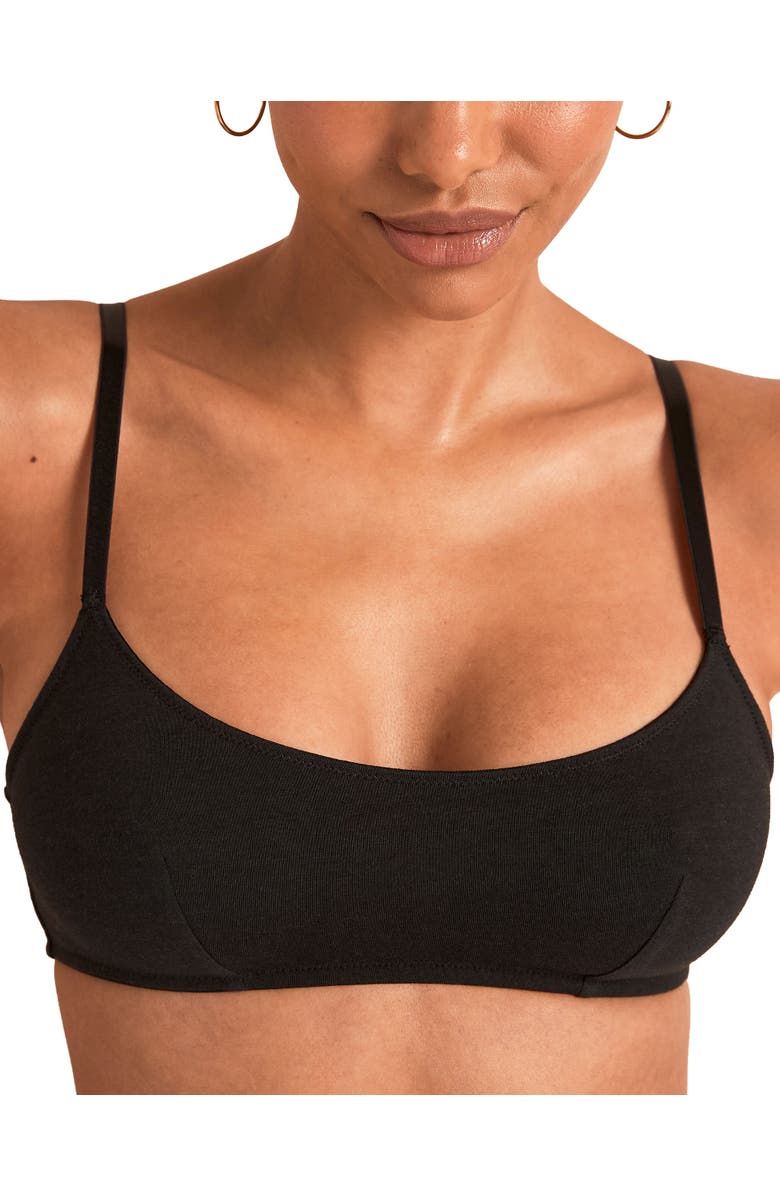 Adore Me Jersey Unlined Bralette Bra, Alternate, color, 
