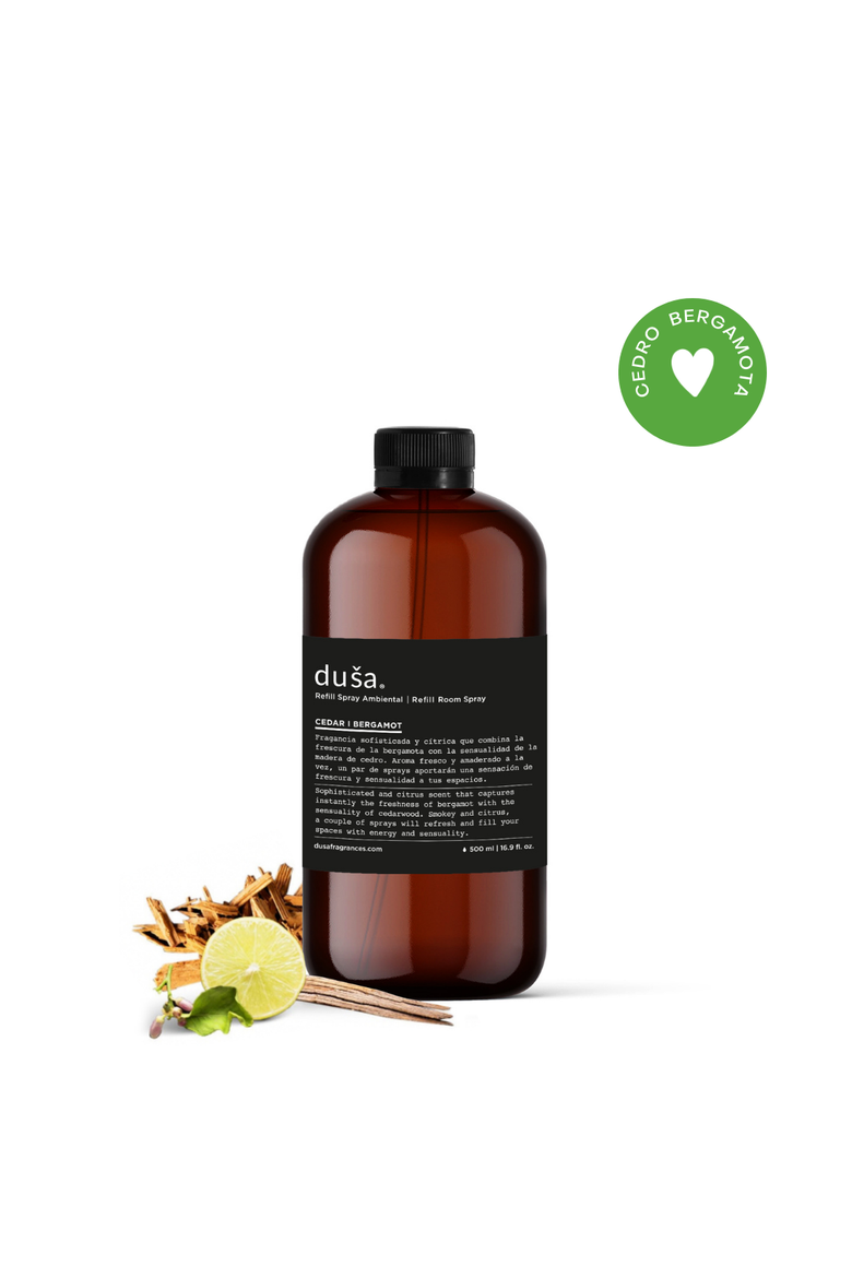 Cedar I Bergamot  -  16 Fl Oz Room & Linen Spray Liquid Refill, Main, color, Cedar Bergamote