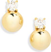 Shashi Gold Bliss Cubic Zirconia Earrings