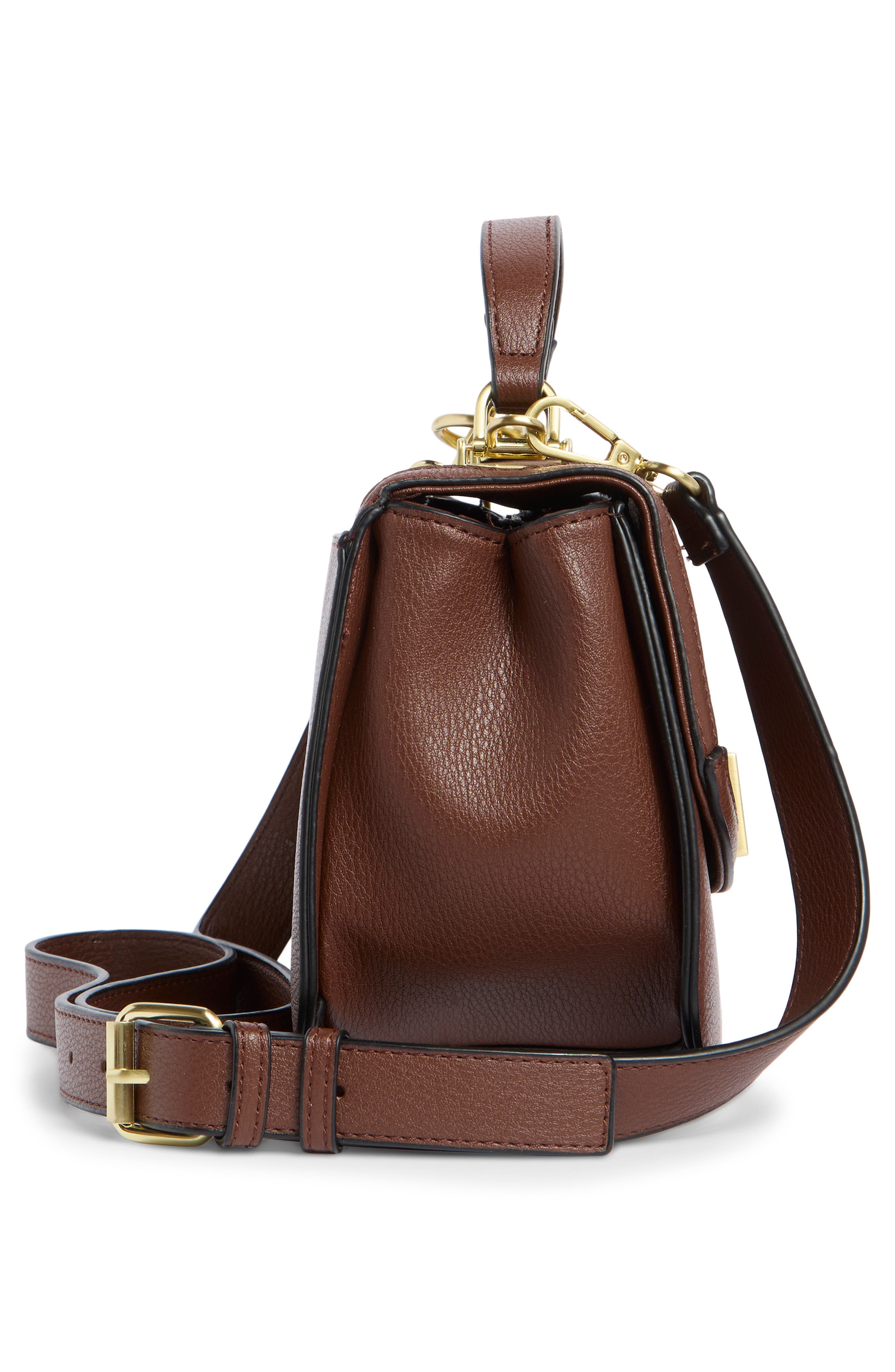 BCBG Flap Top Handle Crossbody Bag, Alternate, color, 