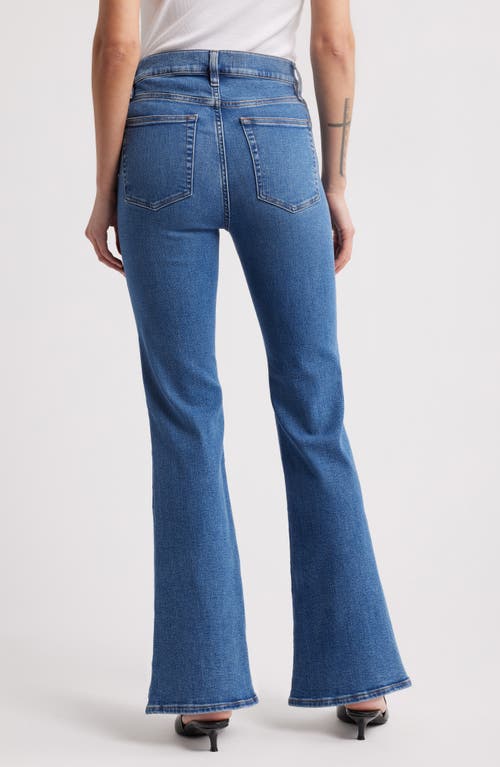 Frame The Icon High Rise Flare Jeans In Canals In Canals