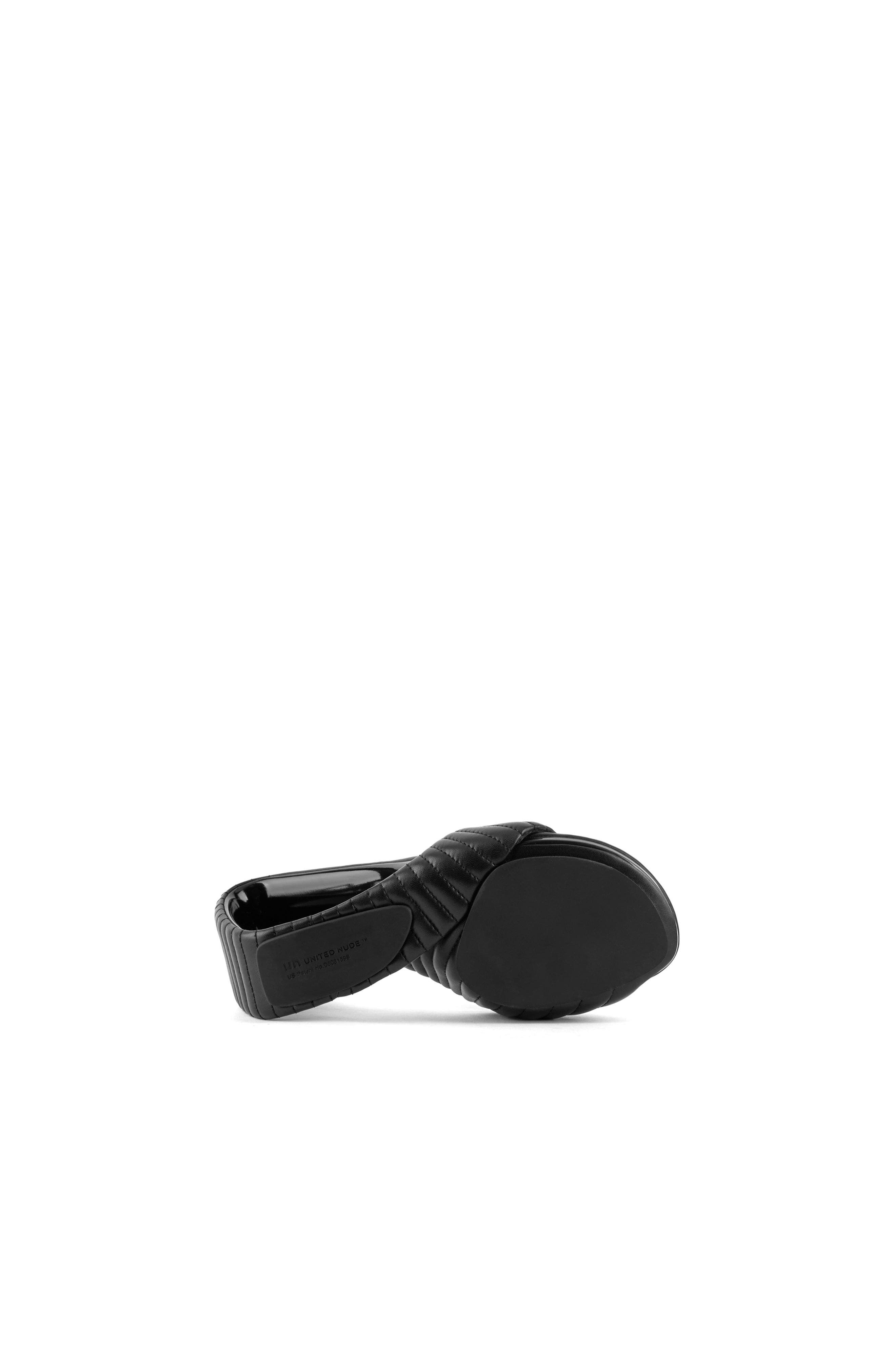 United Nude Mobius Hi Puffier Sandals, Alternate, color, Black Puffier
