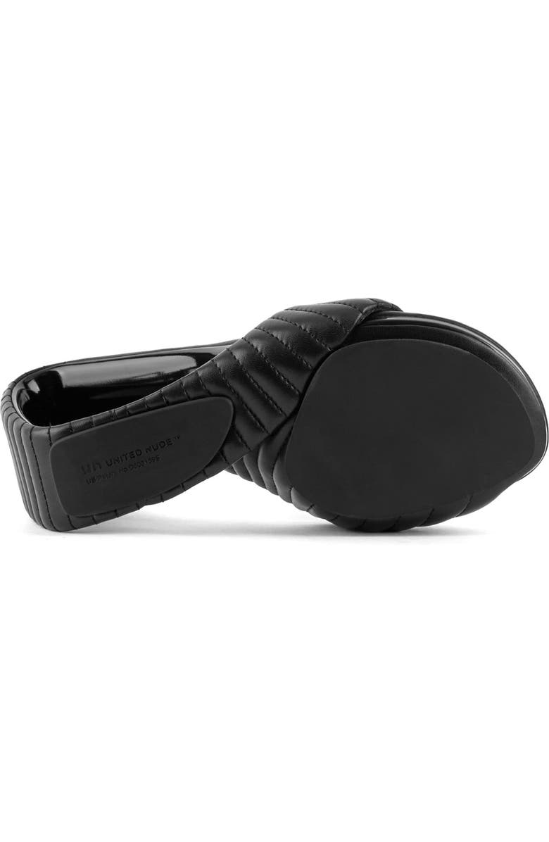 United Nude Mobius Hi Puffier Sandals, Alternate, color, Black Puffier