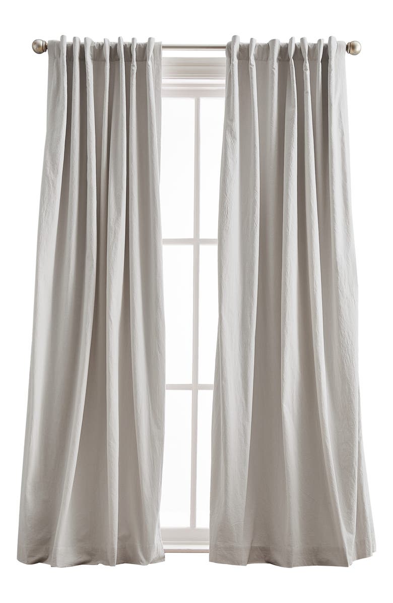 Peri Home Sanctuary Set of 2 Lined Linen Curtain Panels, Main, color, 