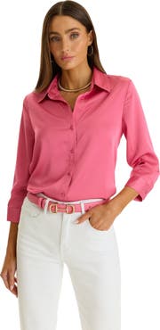 The Noli Shop Sara Silk Blouse