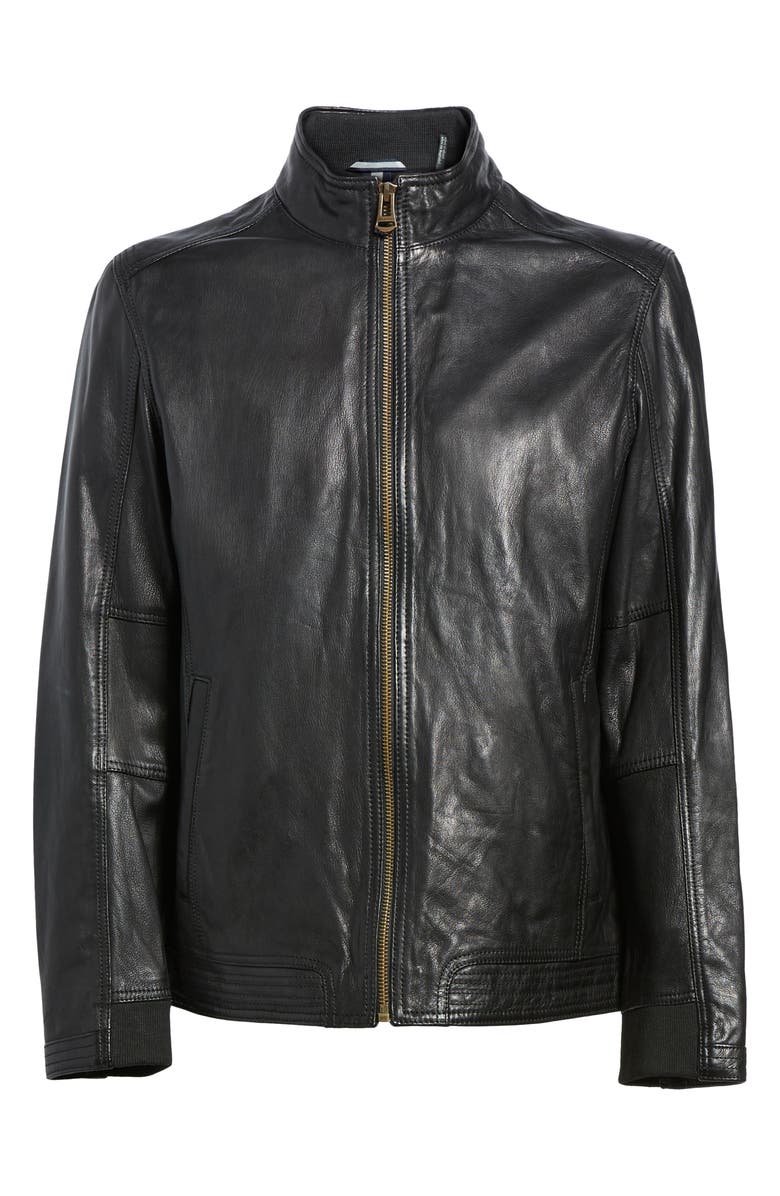 Cole Haan Washed Leather Jacket, Alternate, color,