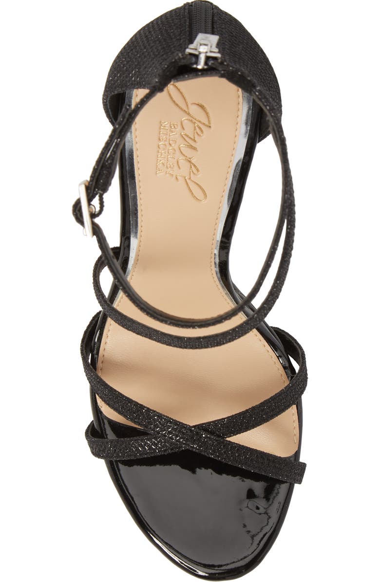 Jewel Badgley Mischka Galen Strappy Platform Sandal, Alternate, color,