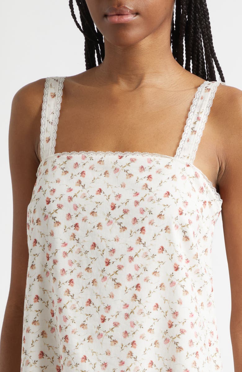 POSSE Charlotte Ditsy Floral Mini Shift Dress, Alternate, color, Watercolour Floral