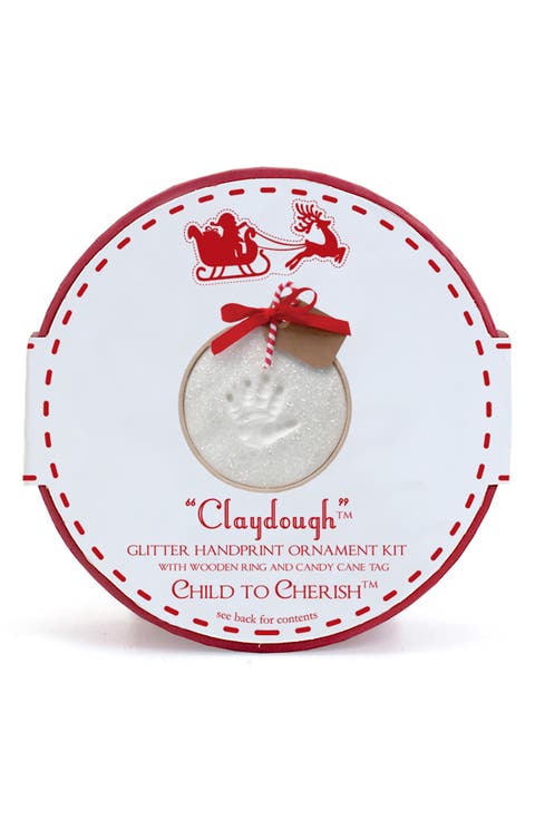 Holiday Glitter Handprint Ornament Kit