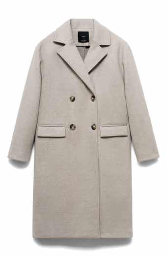 MANGO Double Breasted Coat