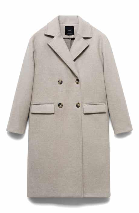 MANGO Double Breasted Coat