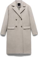 MANGO Double Breasted Coat