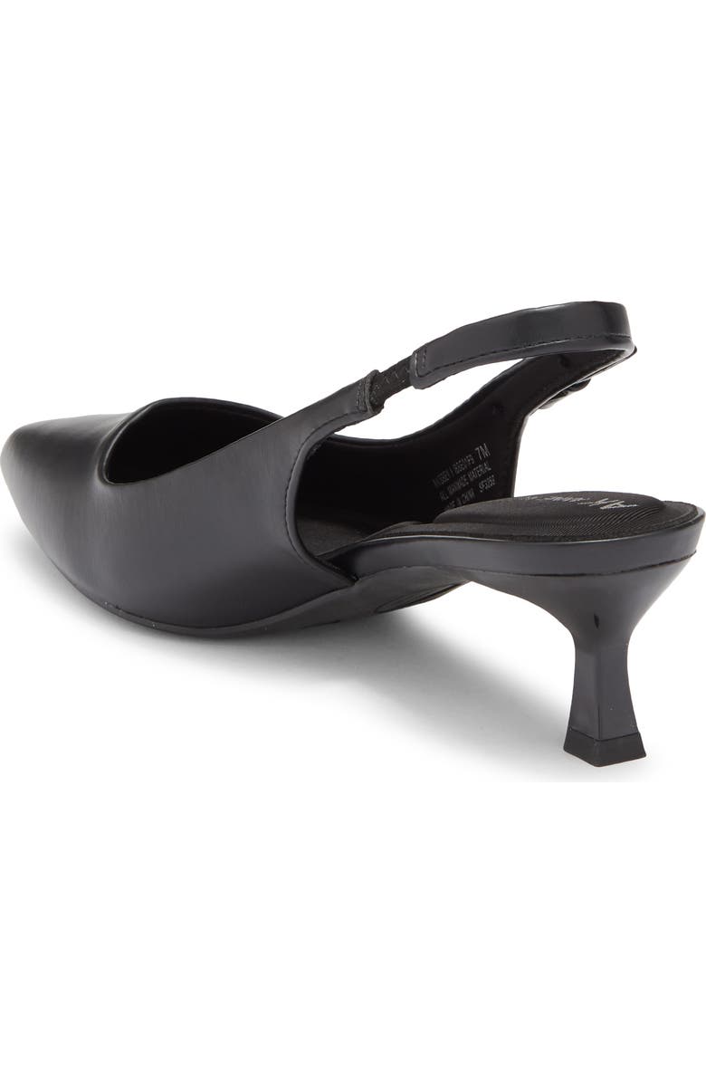 Anne Klein Ibbey Slingback Pump, Alternate, color, Black Pu