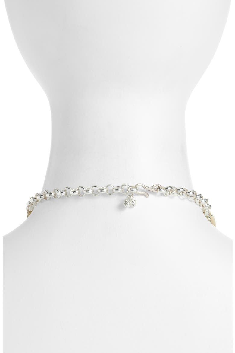 Lakshmi Shell Choker, Alternate, color, SILVER