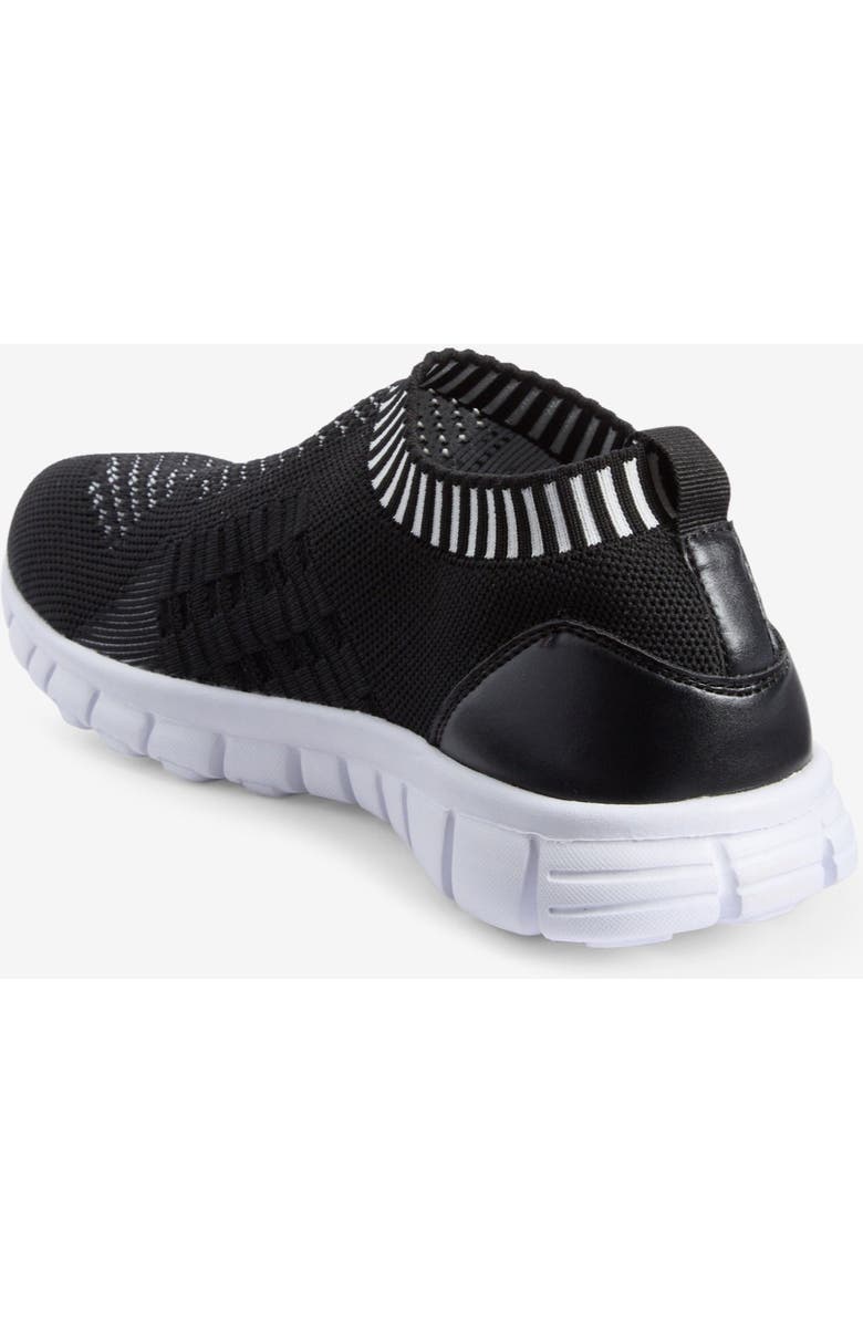 Comfortview CV Sport Bellamy Slip On Sneaker, Alternate, color, Black White