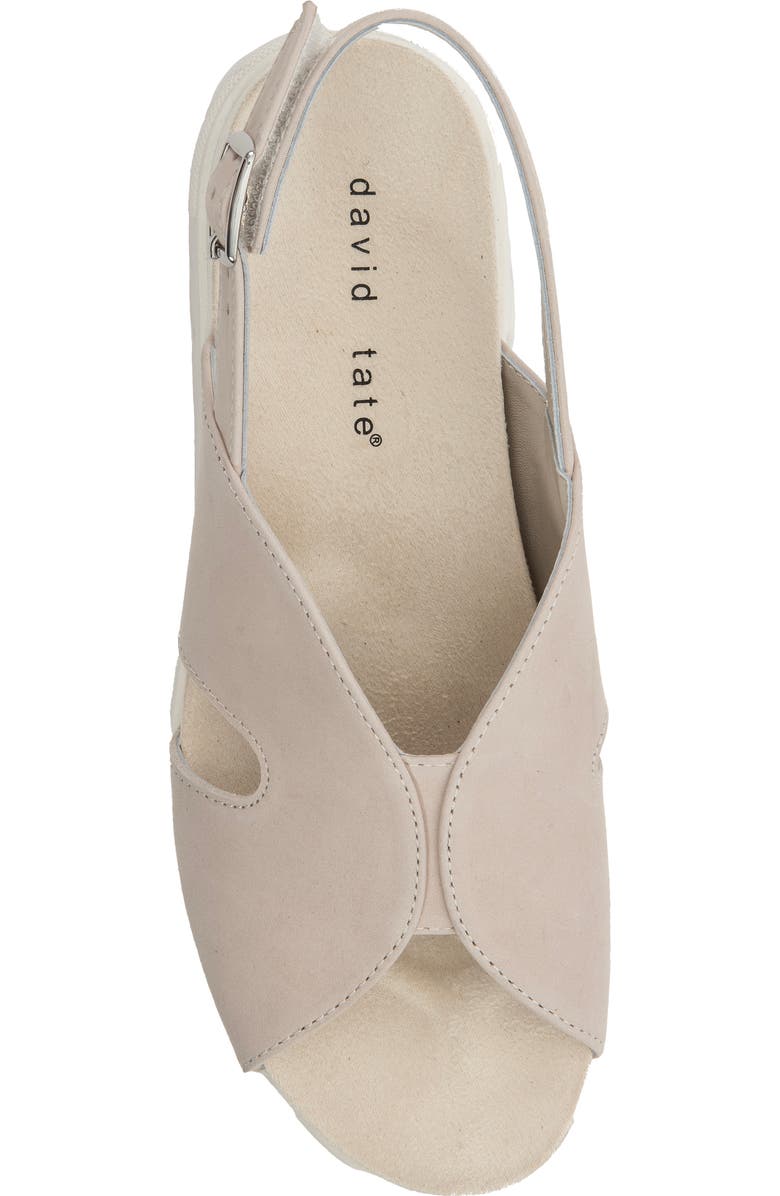 David Tate Madona Unit Slingback Sandal, Alternate, color, Bone
