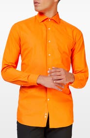 OppoSuits The Orange Button-Up Shirt