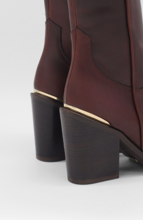 Stivali New York Western Cowboy Boots In Black