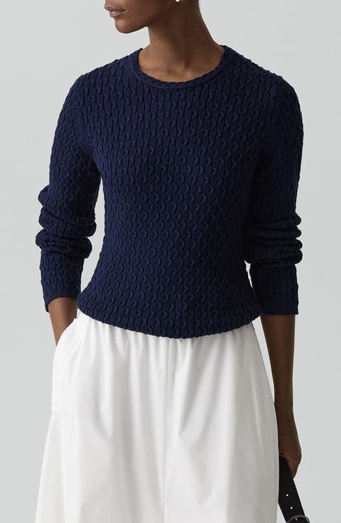 Cable Stitch Organic Cotton Sweater