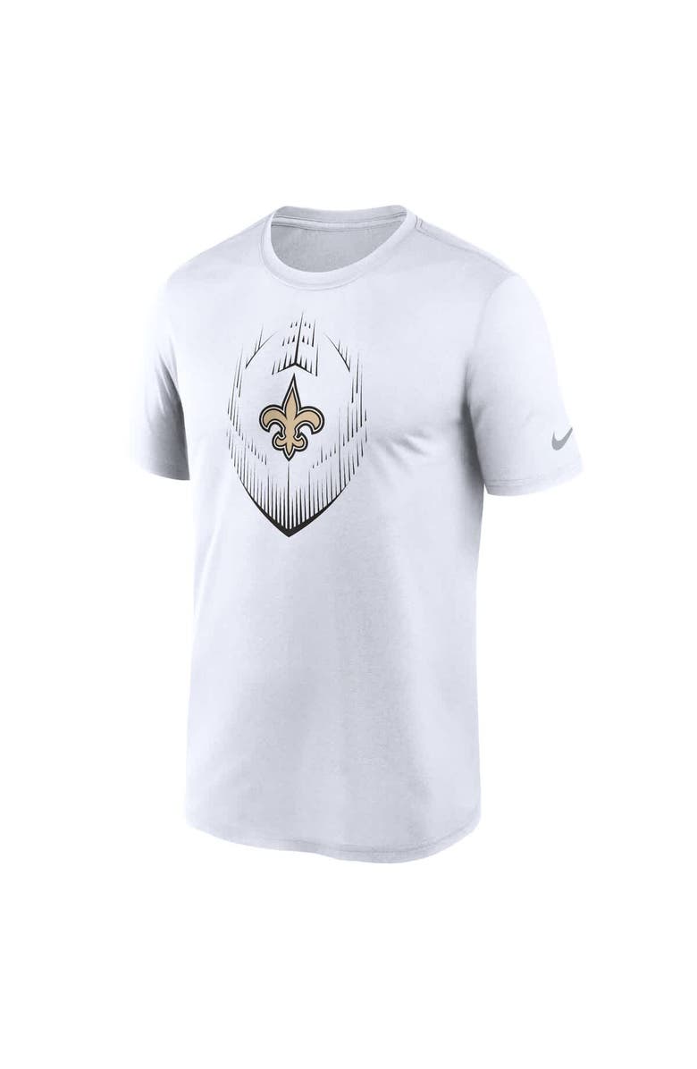 Nike Men's Nike White New Orleans Saints Primetime Legend Icon Performance T-Shirt, Alternate, color, White