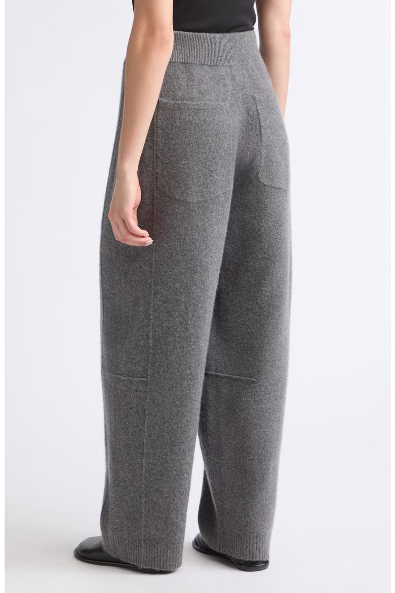 Felted Barrel Pants, Alternate, color, CHARCOAL