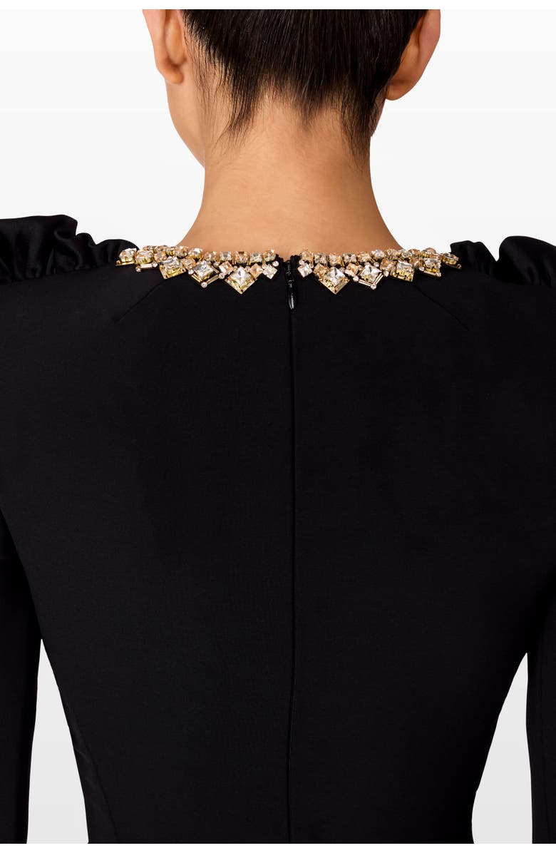 Jenny Packham Cheri Dress, Alternate, color, Liquorice