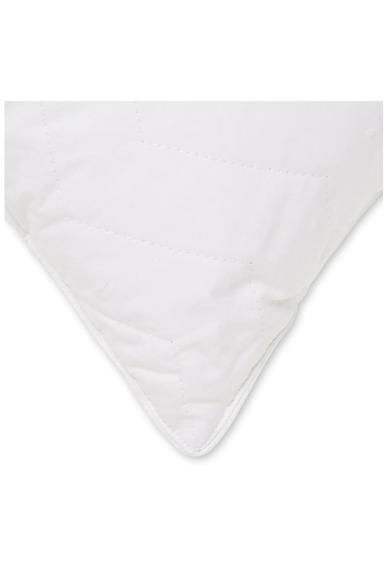 Set of 2 Cotton Quilted Chevron Pillows, Alternate, color, WHITE