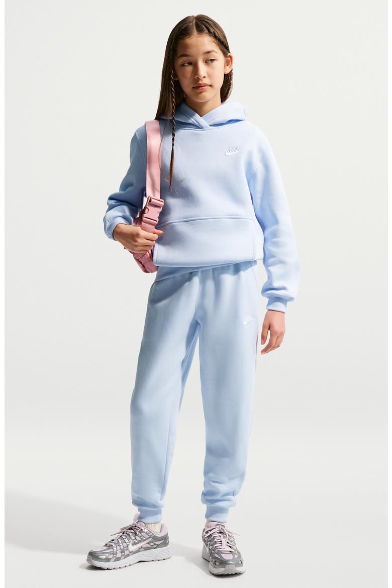 Kids' Club Fleece Joggers, Main, color, HYDROGEN BLUE/ WHITE